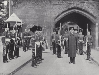 Locking the Tower Gates, at the Byward Tower by J. Benjamin Stone